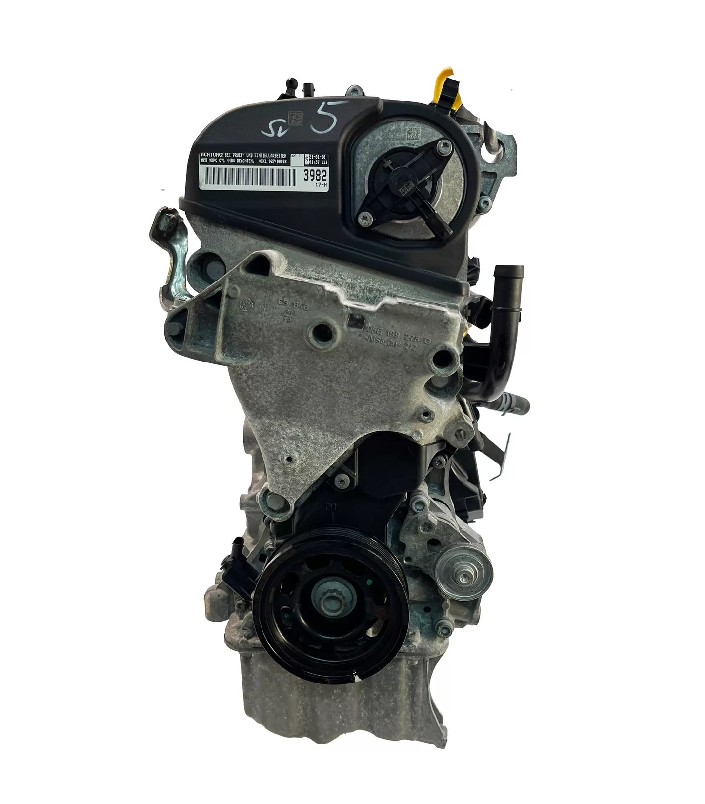 Motor Volkswagen Volkswagen Golf 1,5 TSI gasolina DPCA DPC 05E100032