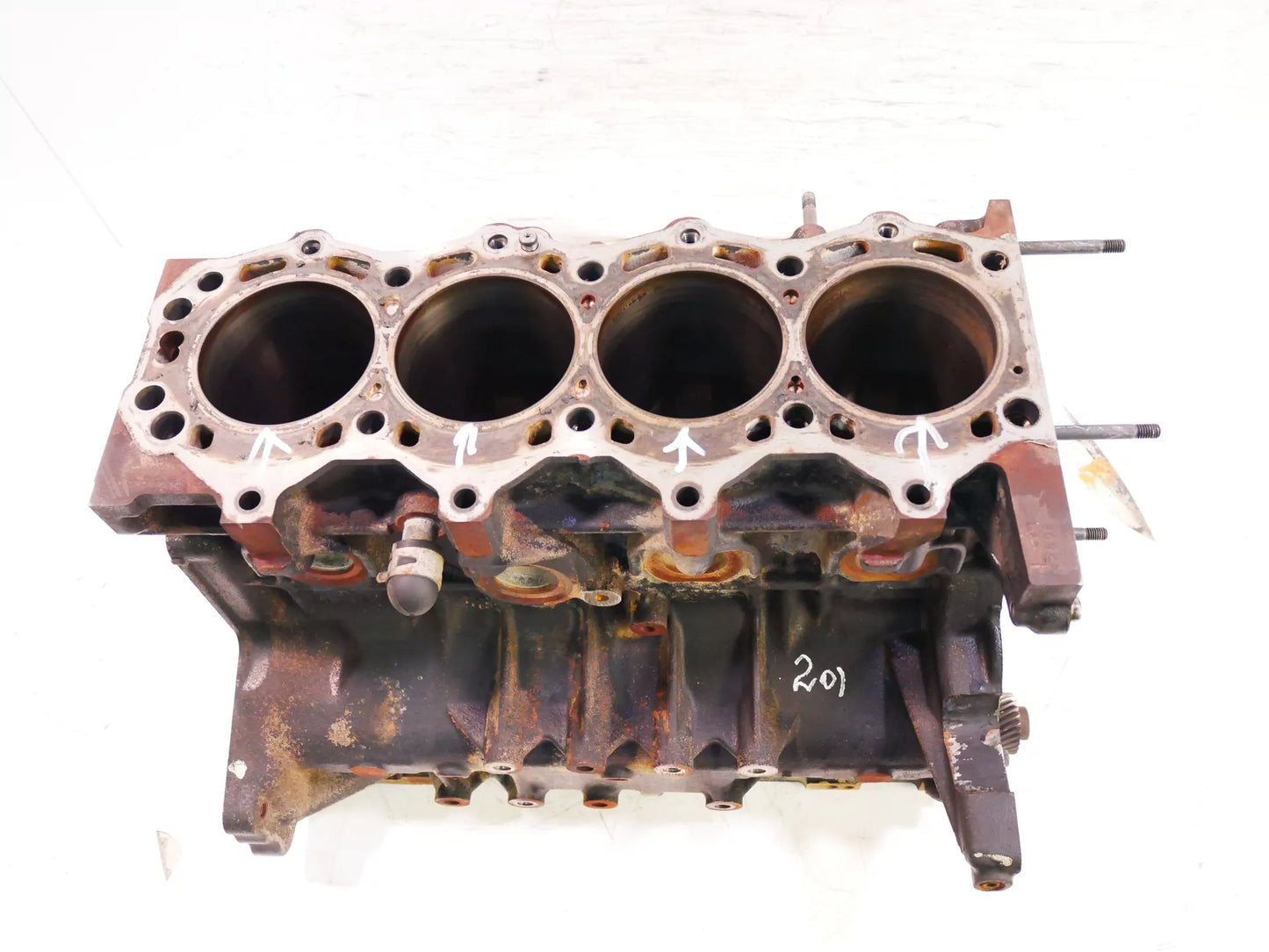 Bloque motor defectuoso Ford Ranger ET 2,5 TDCI Diesel WLAA WL-AA