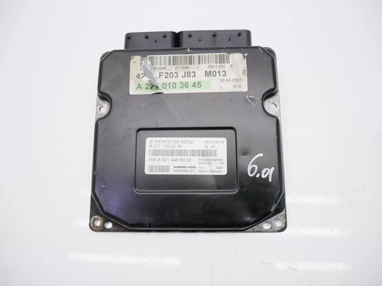 Unidad de control Mercedes-Benz 1,8 Kompressor M 271.946 A2711535291 A2710103645