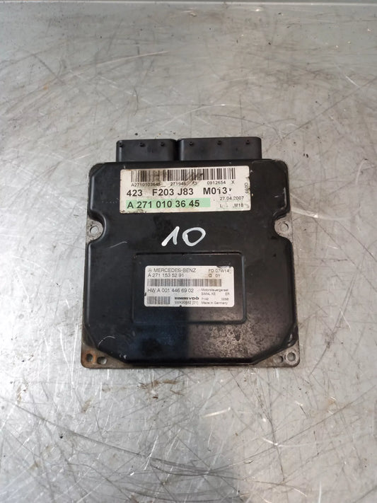 Unidad de control Mercedes-Benz Clase C W203 S203 C180 1.8 M271.946 M271 A2710103645