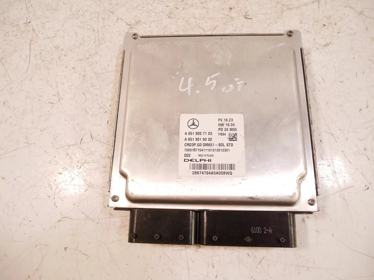 Unidad de control Mercedes-Benz 2,2 CDI OM651 OM 651.958 A6519007103