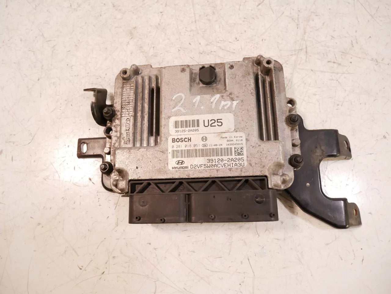 Unidad de control Hyundai Kia 1,7 CRDI Euro5 D4FD 39120-2A205