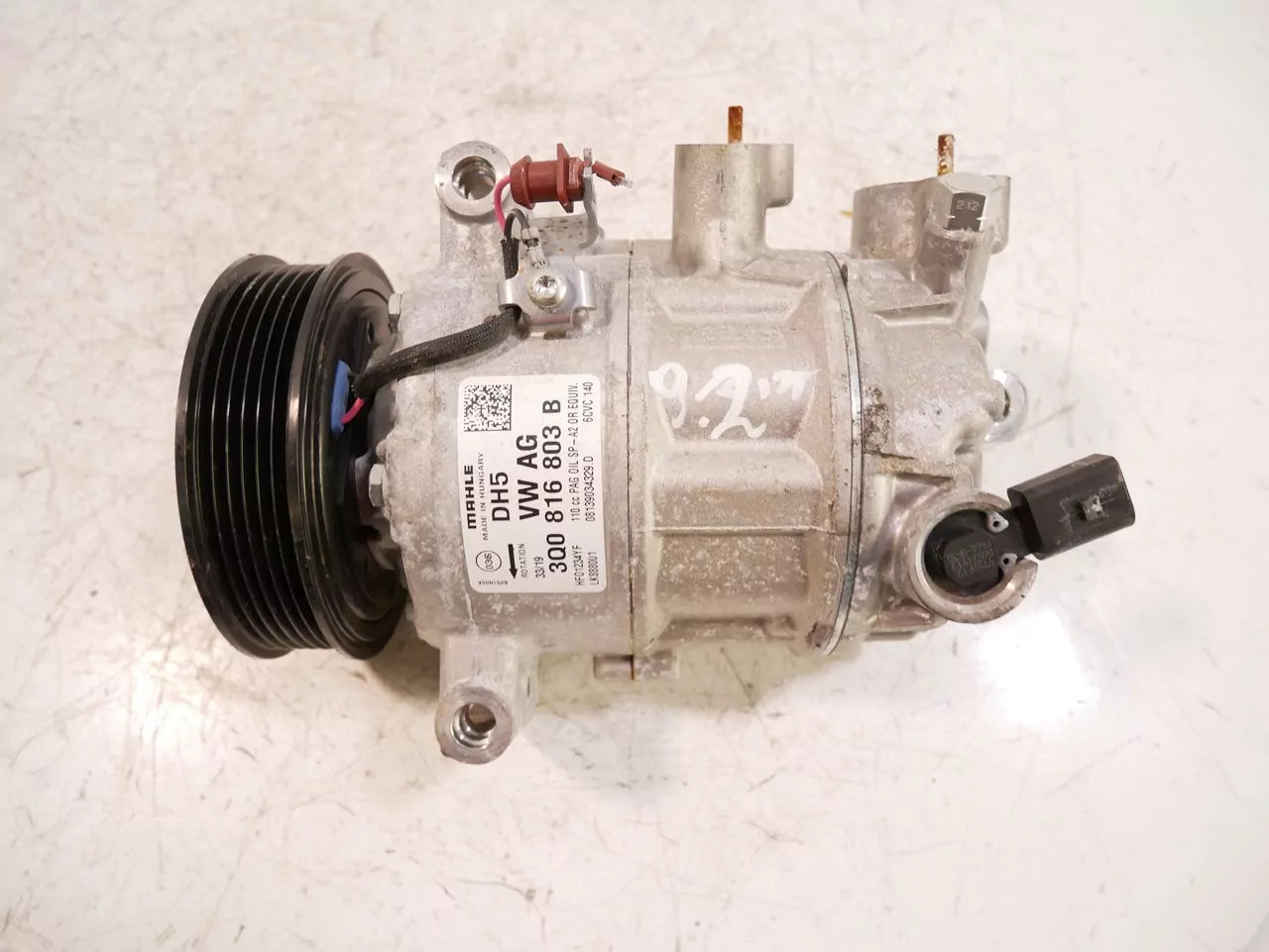 Compresor de aire acondicionado Audi Seat Skoda Volkswagen 1,5 TSI DPCA DPC 3Q0816803B