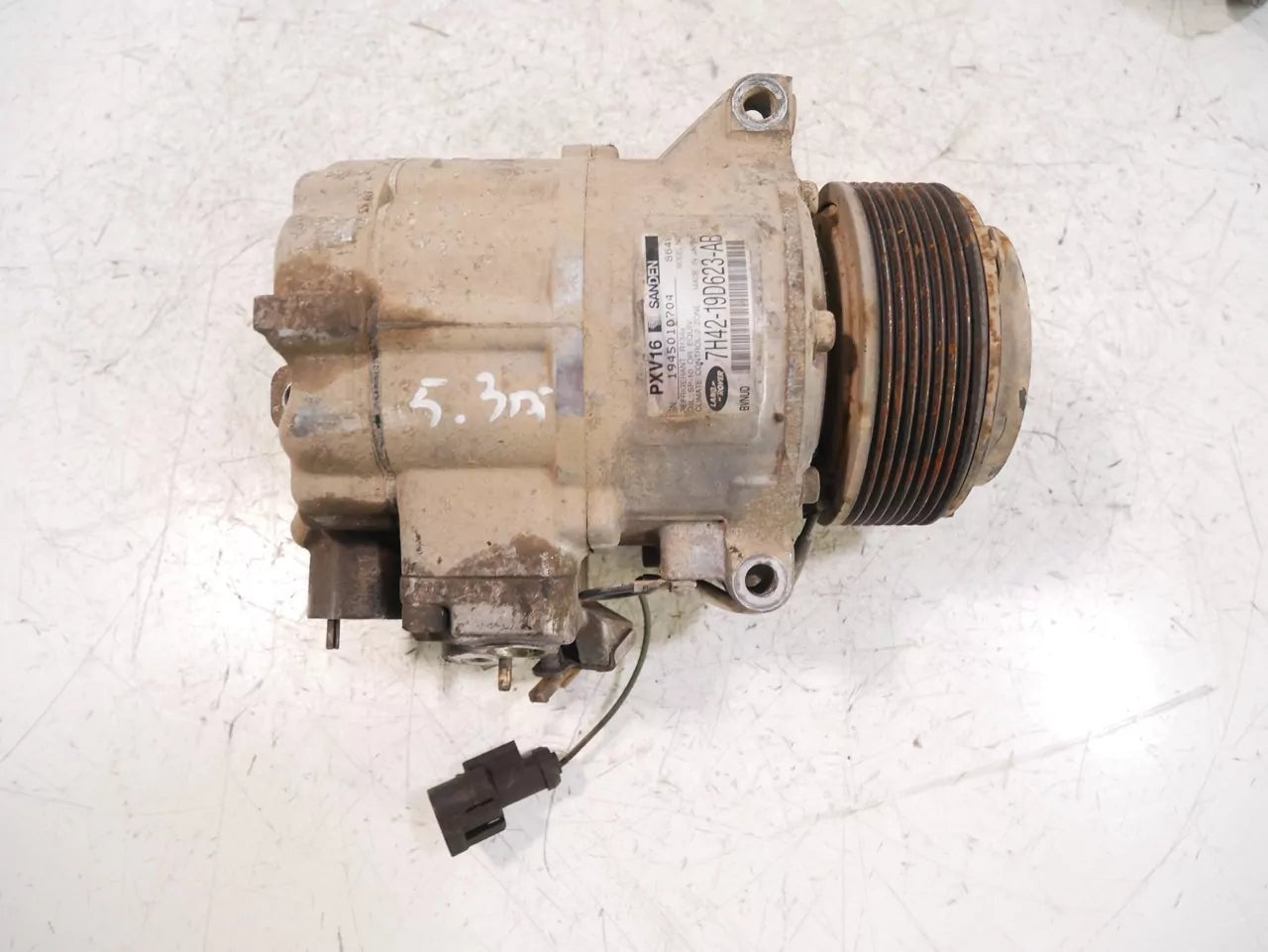 Compresor de aire acondicionado Land Rover 3,6 D V8 368DT 7H42-19D623-AB