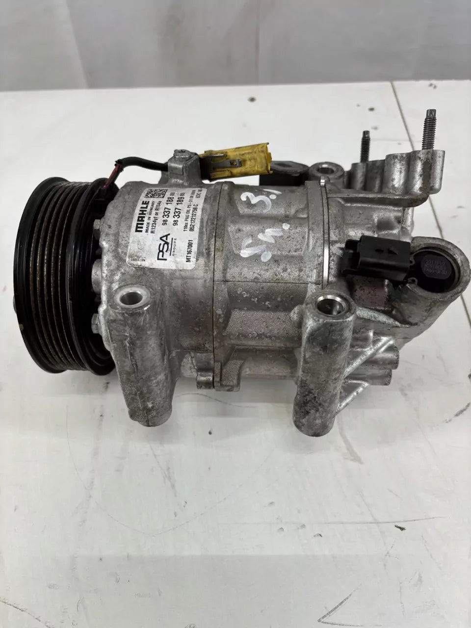 Compresor de aire acondicionado Peugeot Citroen Opel 1.5 BlueHDi DV5RC YHZ YH01 9833718880