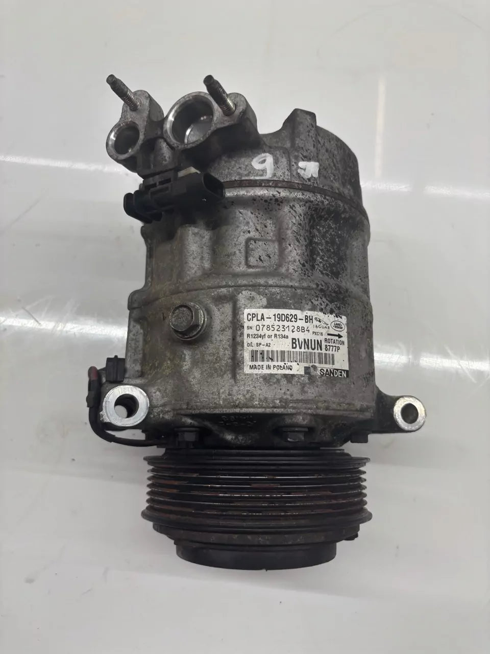 Compresor de aire acondicionado Jaguar 2.0 D180 204DTD AJ20D4 C2D56291 CPLA-19D629-BH