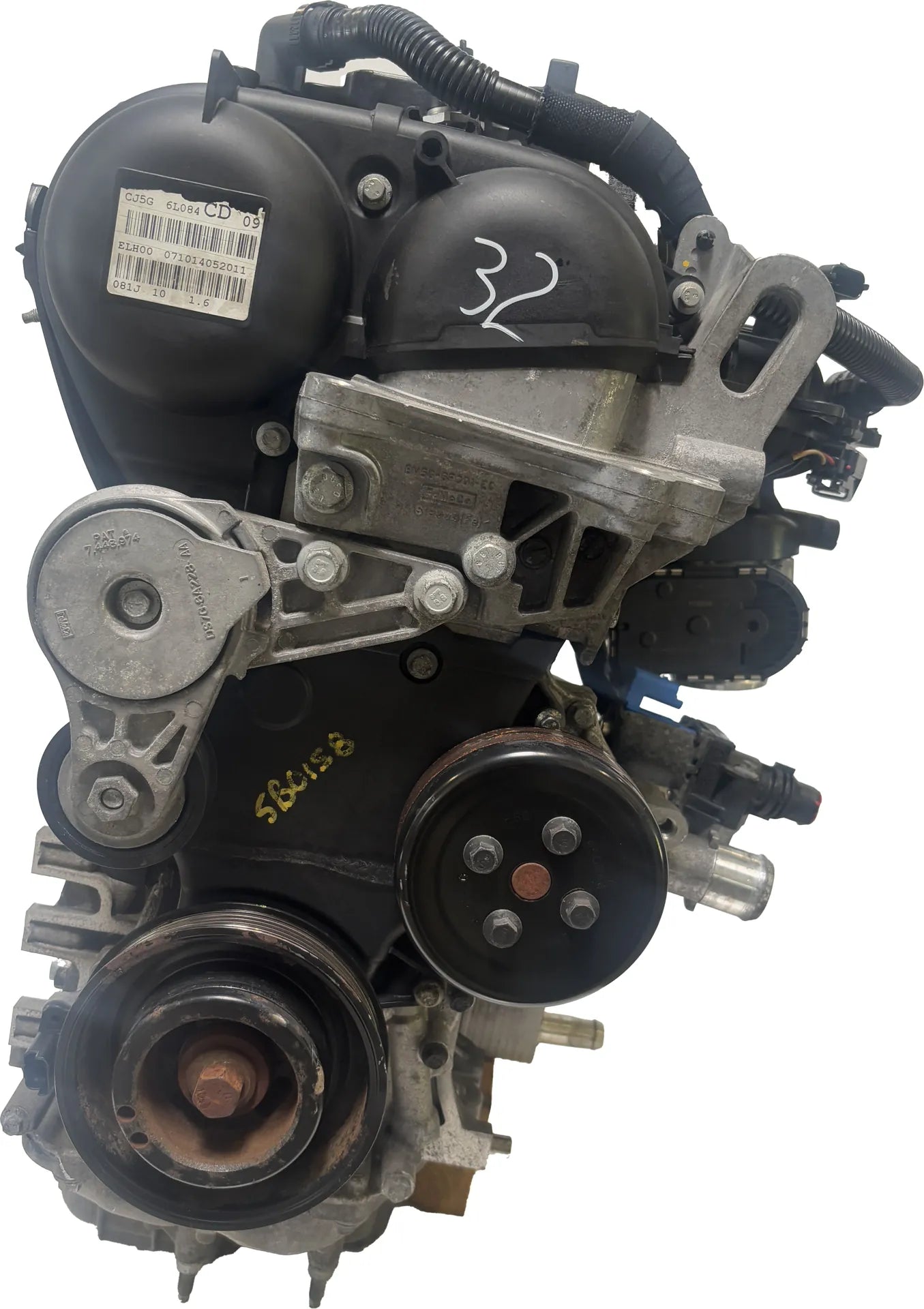 Motor Ford Escape II 1.6 Gasolina JQDA JQDB 16HD0Z