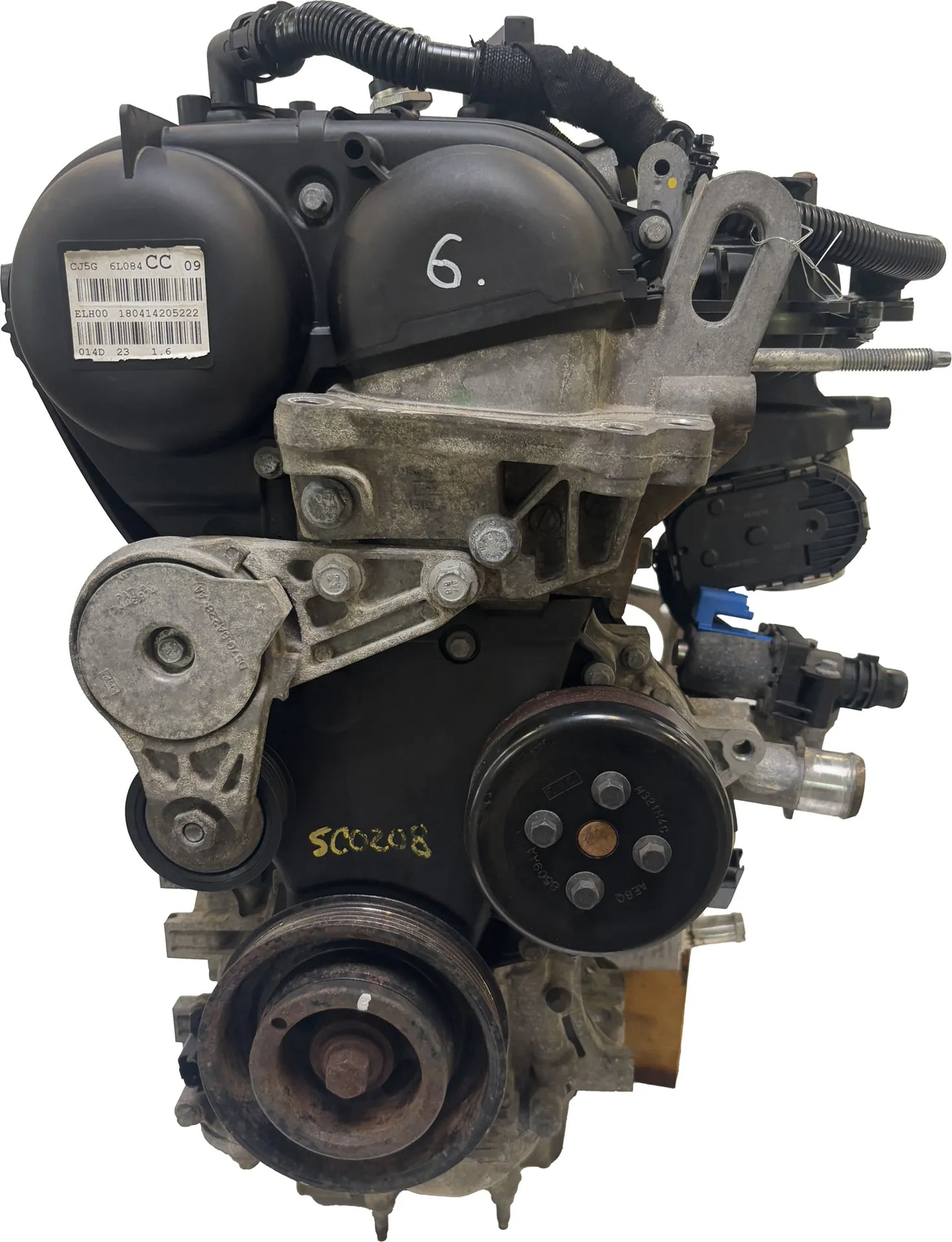 Motor Ford Escape II 1.6 Gasolina 16HD0Z JQDA JQDB