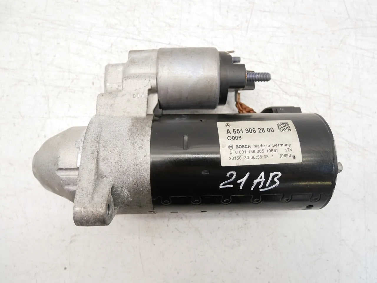 Motor de arranque Mercedes-Benz C250 2.2 CDI OM651.911 651.911 OM651 A6519062800