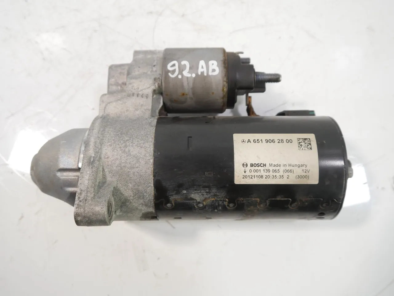 Motor de arranque Mercedes-Benz Clase C 2.2 CDI OM651.911 651.911 OM651 A6519062800
