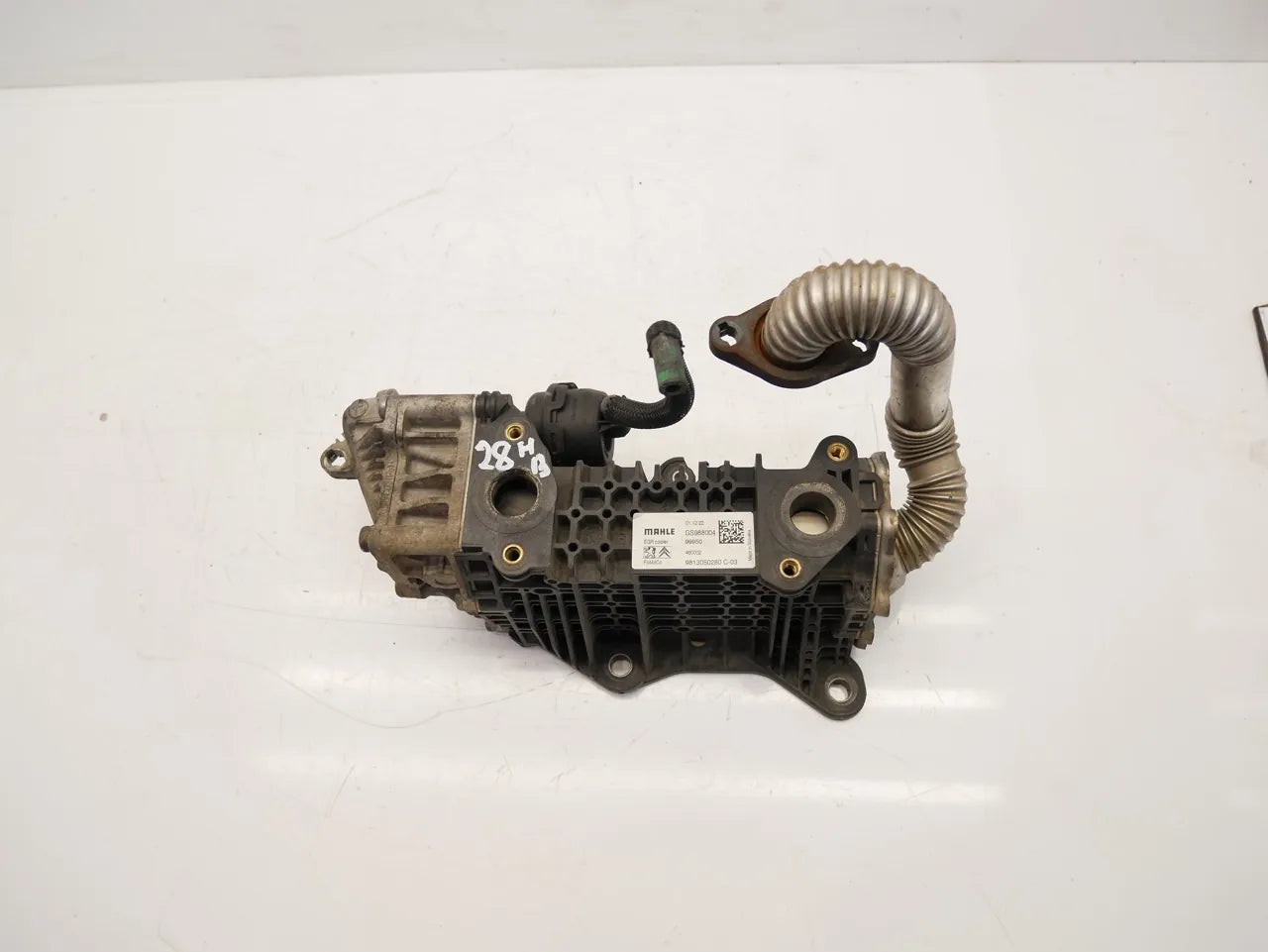 Enfriador de gases de escape Opel Vivaro 1.5 Diesel DV5RUCD D15DT 9813050280