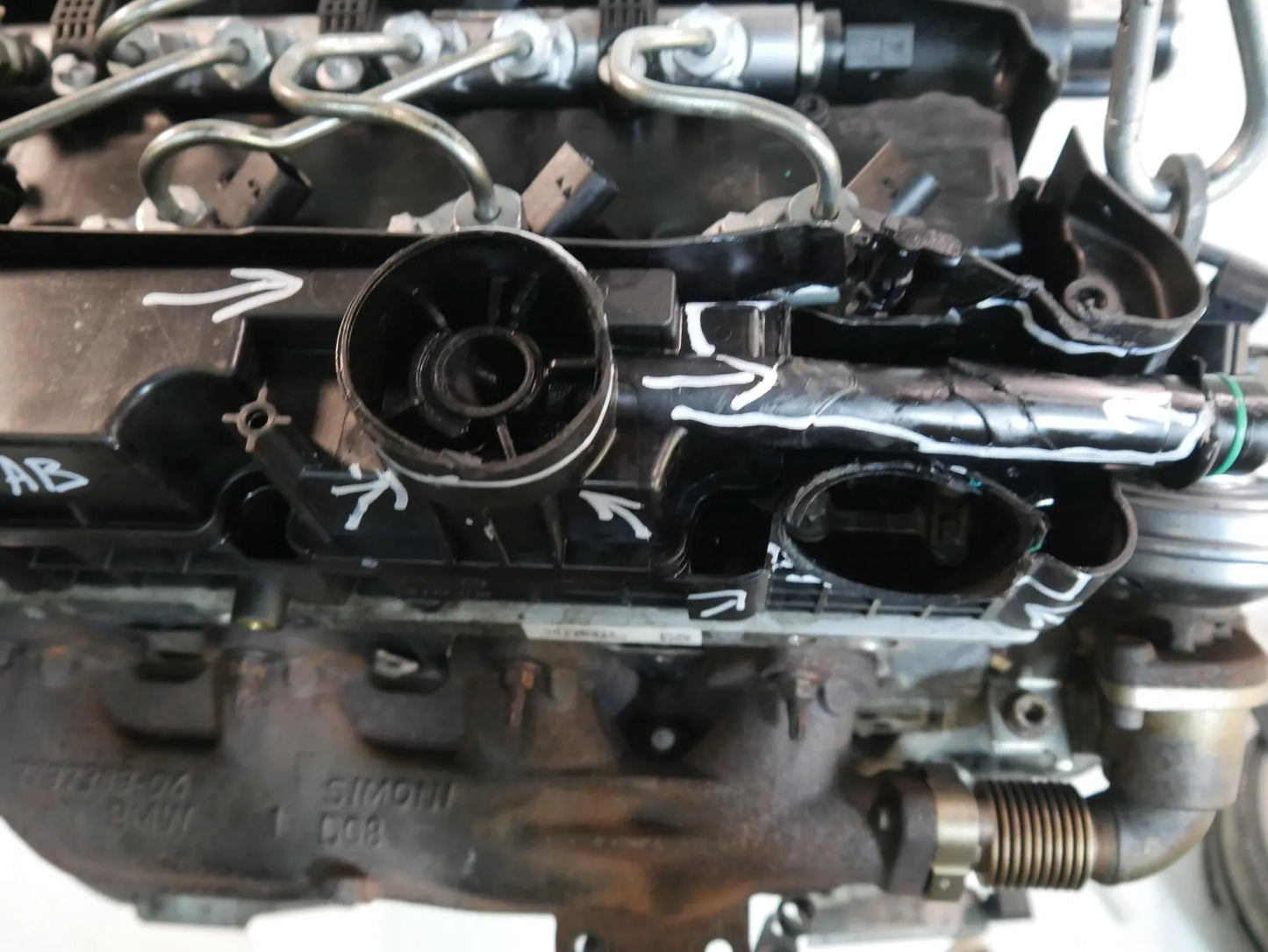 Motor BMW Serie 5 E60 2.0 520d N47D20A N47 N47D20O0 11002146543 11002146544