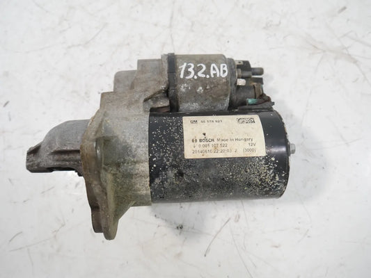 Motor de arranque Opel Astra J Corsa D 1.4 A14XER A14 LDD 0001107522