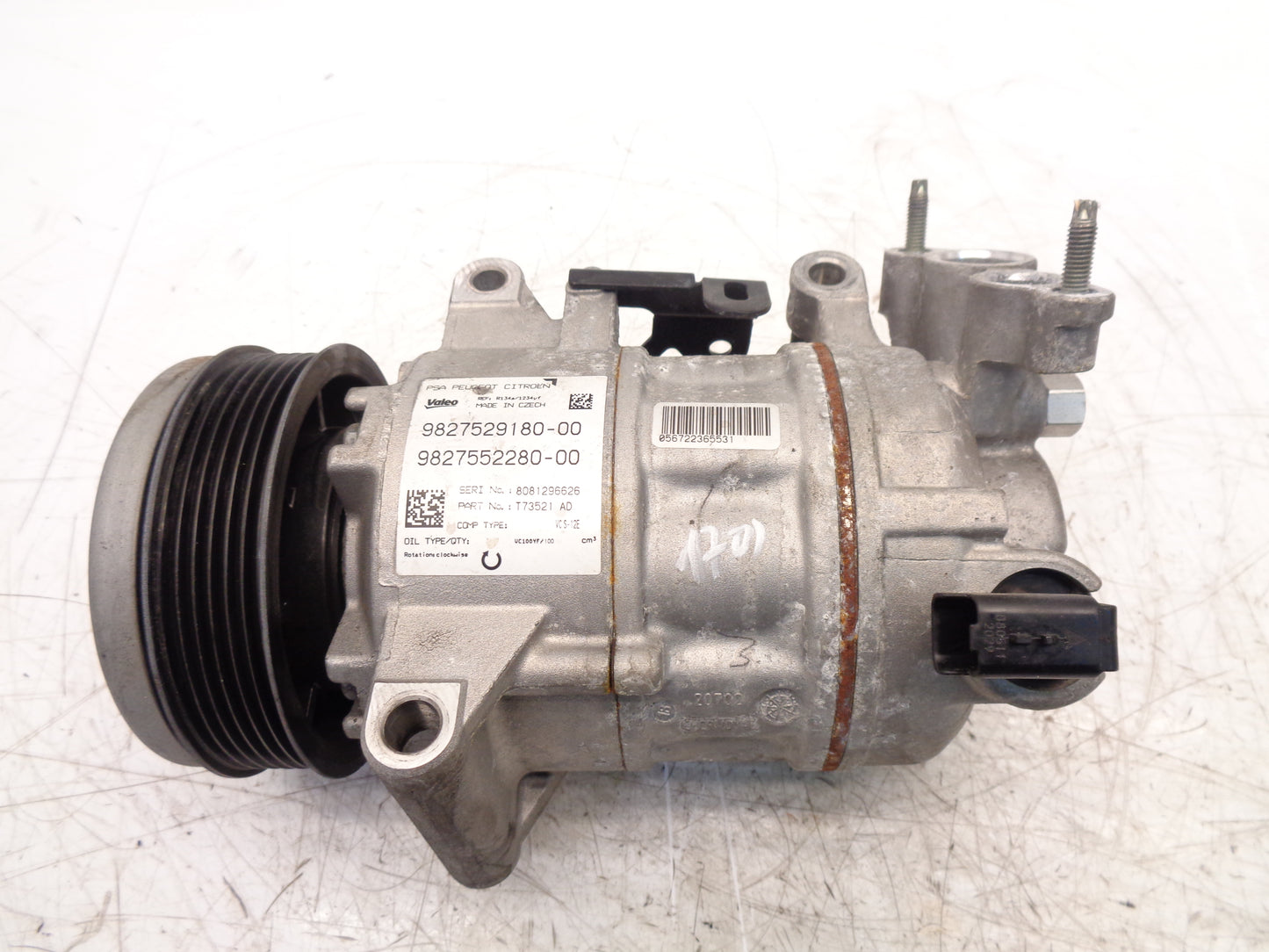 Compresor de aire acondicionado – Peugeot 1.2 THP HNS EB2ADTS HN05 9827529180 9827552280